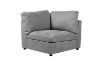 Picture of ASPECT Nappa Fabric Memory Foam Sectional Modular Sofa (Grey) - Corner