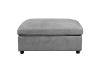 Picture of ASPECT Nappa Fabric Memory Foam Sectional Modular Sofa (Grey) - Ottoman