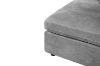Picture of ASPECT Nappa Fabric Memory Foam Sectional Modular Sofa (Grey) - Ottoman