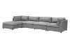 Picture of ASPECT Nappa Fabric Memory Foam Sectional Modular Sofa Range (Grey)
