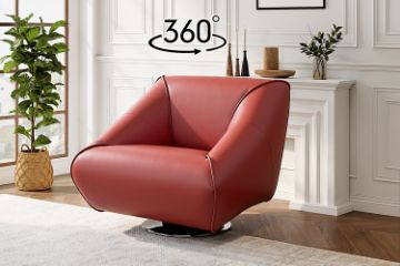Picture of TRISHA 360° Swivel Lounge Chair (Red)