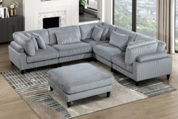 Picture of VIANNA Sectional Modular Sofa Range (Grey)