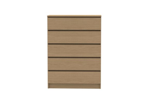 Picture of MOOK 5-Drawer Tallboy (Light Oak)