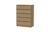 Picture of MOOK 5-Drawer Tallboy (Light Oak)