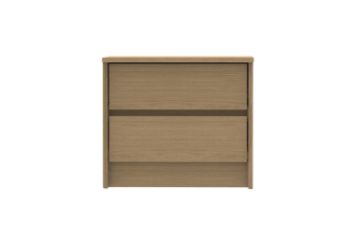 Picture of MOOK 2-Drawer Bedside Table (Light Oak)