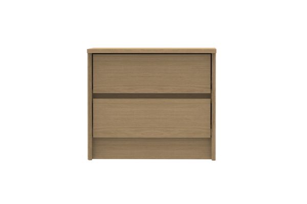 Picture of MOOK 2-Drawer Bedside Table (Light Oak)
