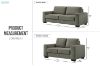Picture of MODA 3/2 Seater Sofa Range (Grey) - 3 Seater