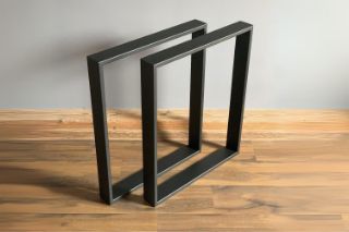 Picture of SynergyPlus H73.5 Square Metal Table Legs with 180 Support Bracket