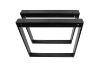 Picture of SynergyPlus H73.5 Square Metal Table Legs with 200 Support Bracket