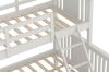 Picture of FORESTER Solid Wood Single-Double Bunk Bed (White)