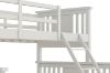 Picture of FORESTER Solid Wood Single-Double Bunk Bed (White)