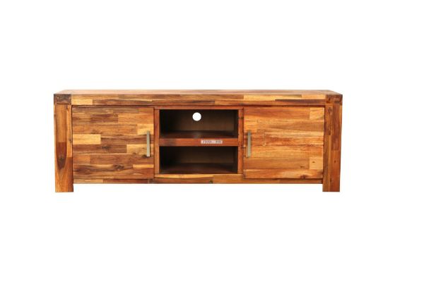 Picture of PHILIPPE 160/210 Acacia TV Unit (Rustic Java Colour)