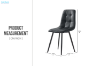 Picture of SAROTO Dining Chair (Charcoal) - 4 Chairs in 1 Carton