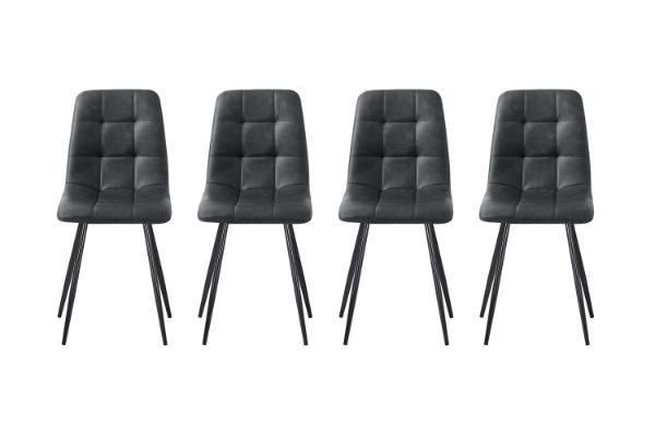 Picture of SAROTO Dining Chair (Charcoal) - 4 Chairs in 1 Carton