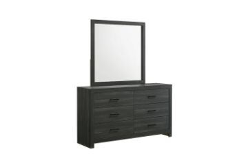 Picture of HAIDEN 6-Drawer Dresser with Mirror
