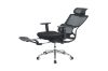 Picture of RIN Height Adjustable Mesh Office Chair with Hard Footrest