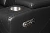 Picture of MONROSE Air Leather Dual Motor Reclining Sofa Range (Black) - 3RRC+1R+1R Sofa Set