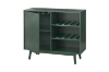 Picture of ISHARA Wine Buffet with Stemware Rack and Solid Wood Legs