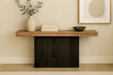 Picture of ALMOND 1.4M Reclaimed Pine Wood Console Table