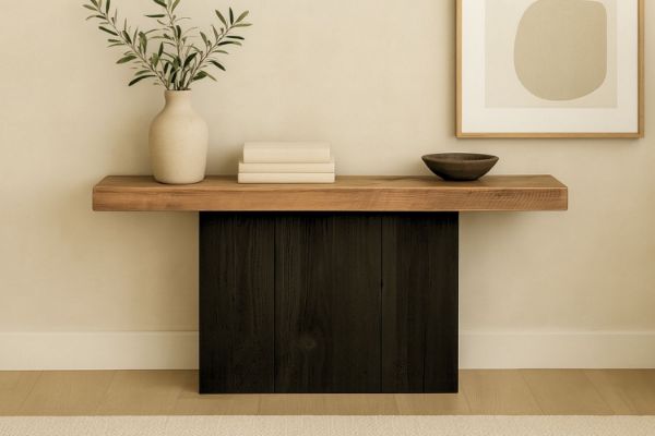 Picture of ALMOND 1.4M Reclaimed Pine Wood Console Table