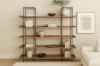 Picture of ELMORE 180x181cm 5-Tier Reclaimed Pine Wood  Shelves