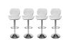 Picture of LIBBY Adjustable Swivel Gas Lift Bar Stool (White) - Each