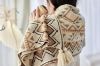 Picture of 377-002 Bohemian Knitted Throw Blanket with Tassels(170x130)