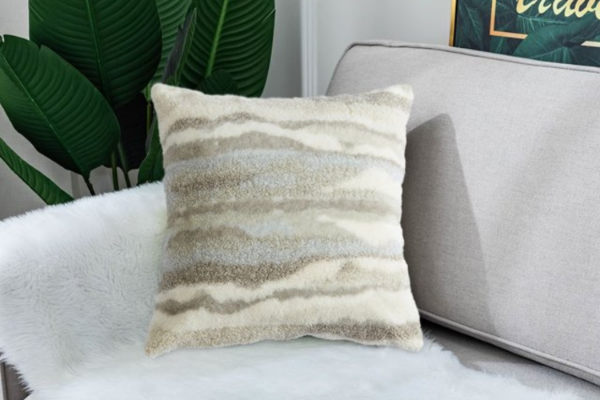 Picture of Textured Plush Color Cushion with Inner (50x50)