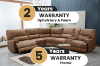Picture of NAKEETA Air Leather Power Recliner Modular Sofa with Console and Storage