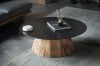 Picture of BETA D90 Reclaimed Pine Wood Round Coffee Table