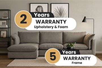 Picture of SERENA Feather-Filled Sectional Fabric Sofa