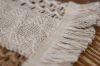 Picture of 376-003 Cotton-Edged Woven Table Runner/Bed Runner with Tassel - 30cmx200cm