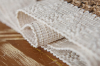 Picture of 376-005 Jute-Striped Woven Table Runner/Bed Runner with Tassel - 30cmx200cm