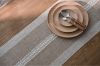 Picture of 376-007 Jacquard Geometric Pattern Table Runner/Bed Runner (Light Brown) - 33cmx200cm