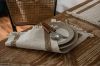 Picture of 376-012 Triple Jute Stripe Cotton-Edged Woven Placemat (30cmx50cm)