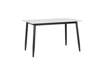 Picture of MIKASA 120 Sintered Stone Top Dining Table (Crisp-White) 