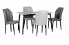 Picture of MIKASA 120 Sintered Stone Top 5PC Dining Set (Grey Table)
