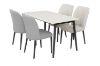 Picture of MIKASA 120 Sintered Stone Top 5PC Dining Set (Crisp-White Table)