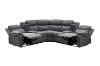 Picture of HARLAN Manual Recliner Corner Sofa with Cup Holders and Storage Console