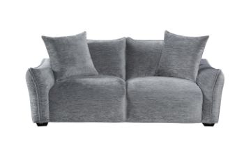 Picture of ROTTERDAM 3 Seater Fabric Sofa (Grey)