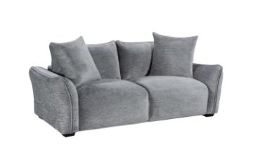 Picture of ROTTERDAM 3 Seater Fabric Sofa (Grey)