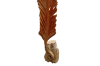Picture of 650-008 118cm Large Leaf-Shaped Teak Root Carving Sculpture