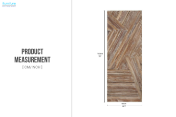 Picture of 650-022 50X140cm Large Teak Root Home Wall Decor - Linear Wall Art