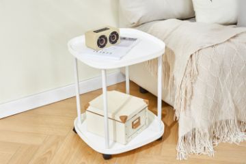 Picture of AMALFI 2-Tier Utility Storage Cart with Wheels