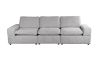 Picture of LUXEON Sectional Modular Sofa Range with Ottoman & Storage Console Hidden Cup Holders & Wireless Charging & USB Type-C Ports