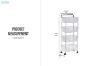 Picture of GEWIN 4-Tier Wheel Trolley