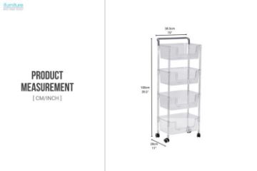 Picture of GEWIN 4-Tier Wheel Trolley