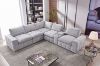 Picture of LUXEON Sectional Modular Sofa Range - 4PC Chaise Facing Left Combo Set (RAF Armchair + Armlessx2 + Corner)