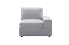 Picture of LUXEON Sectional Modular Sofa Range - 4PC Chaise Facing Left Combo Set (RAF Armchair + Armlessx2 + Corner)