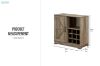 Picture of KENZO 80 One-Door Storage Wine Cabinet/Buffet(Grey)